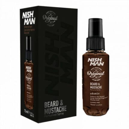 NISHMAN BEARD & MUSTACHE PERFUME (ALCOHOL FREE) ADONIS 75ML