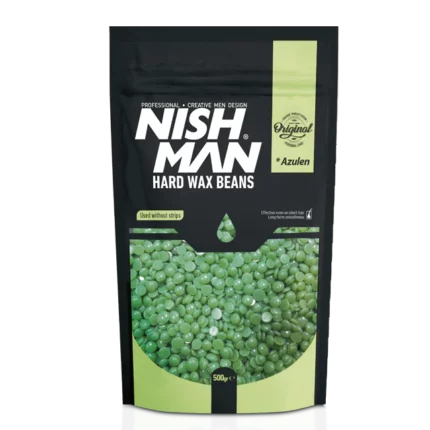NISHMAN HARD WAX BEANS AZULEN 500 ML