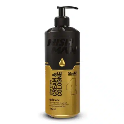 NISHMAN AFTER SHAVE CREAM + COLOGNE 2IN1 (GOLD ONE) - 400ML