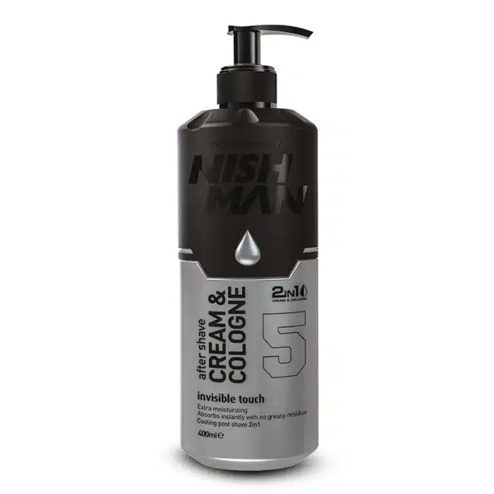 NISHMAN AFTER SHAVE CREAM + COLOGNE 2IN1 (INVISIBLE TOUCH) - 400ML