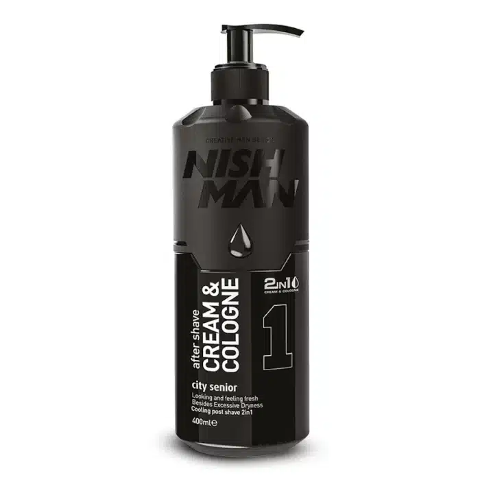 NISHMAN AFTER SHAVE CREAM + COLOGNE 2IN1 (CITY SENIOR) - 400ML