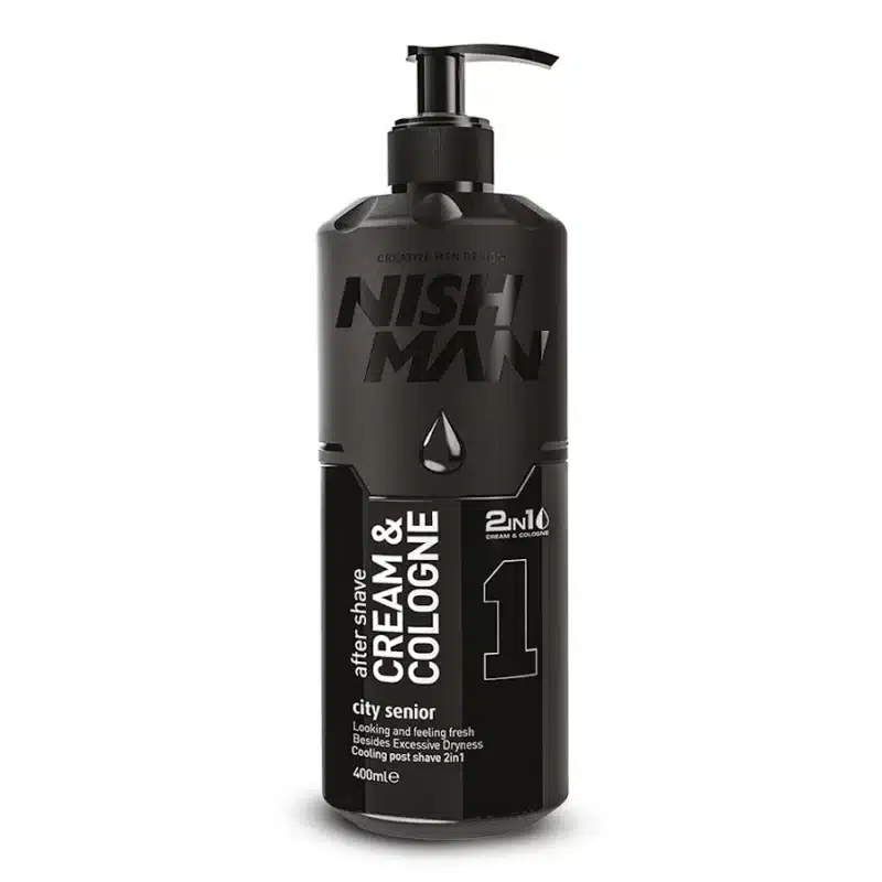NISHMAN AFTER SHAVE CREAM + COLOGNE 2IN1 (CITY SENIOR) - 400ML