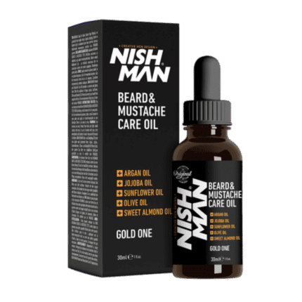 NISHMAN BEARD & MUSTACHE CARE OIL NEW SIZE 30ML