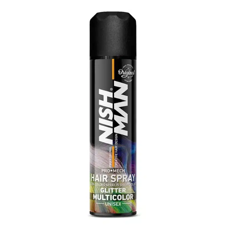 NISHMAN GLITTER HAIR SPRAY MULTICOLOR-150ML