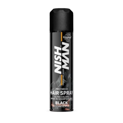 NISHMAN HAIR COLORING MECH SPRAY BLACK -150ML