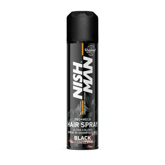 NISHMAN HAIR COLORING MECH SPRAY BLACK -150ML