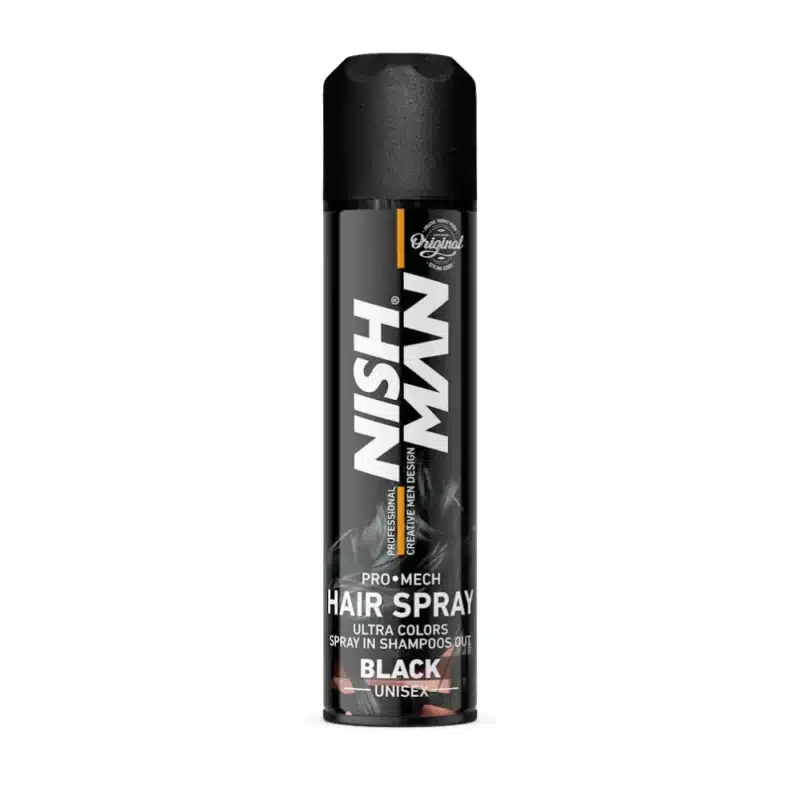 NISHMAN HAIR COLORING MECH SPRAY BLACK -150ML